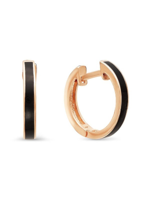 Серьги серебро 925 пробы, покрытие - золочение, отделка - эмаль, без вставок