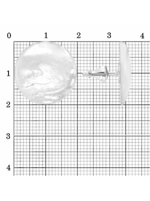 Серьги серебро 925 пробы, без покрытия, вставка - перламутр