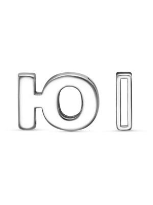 Подвеска серебро 925 пробы, покрытие - платинирование, без вставок