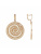 Серьги бижутерия, покрытие - золочение, без вставок