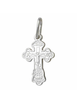 Подвеска серебро 925 пробы, покрытие - родирование, без вставок