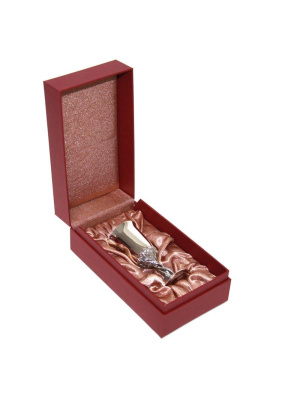 Рюмка серебро 925 пробы, покрытие - оксидирование, без вставок