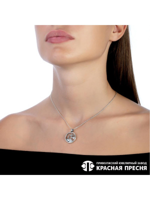 Подвеска "весы" серебро 925 пробы, покрытие - оксидирование, без вставок