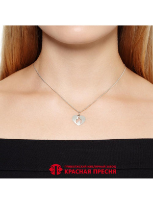 Подвеска серебро 925 пробы, покрытие - оксидирование, без вставок