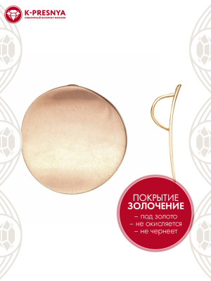 Подвеска серебро 925 пробы, покрытие - золочение, без вставок