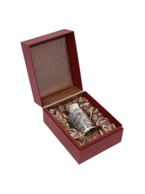 Стакан серебро 925 пробы, покрытие - оксидирование, без вставок