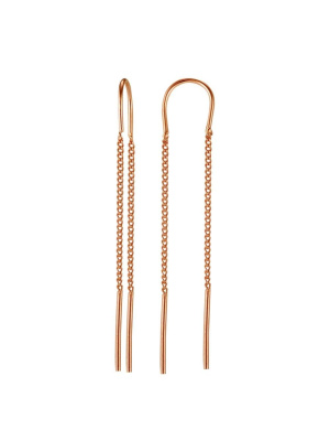 Серьги серебро 925 пробы, покрытие - золочение, без вставок