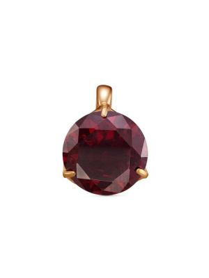 Подвеска бижутерия, покрытие - золочение, вставка - фианит (недрагоценный камень)