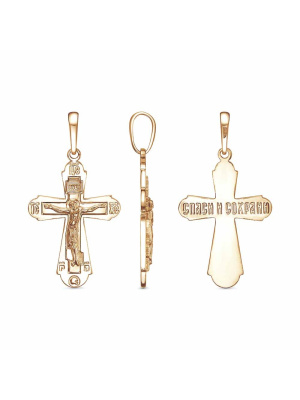 Подвеска серебро 925 пробы, покрытие - золочение, без вставок