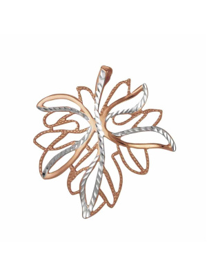 Подвеска серебро 925 пробы, покрытие - золочение, отделка - алмазная грань, без вставок