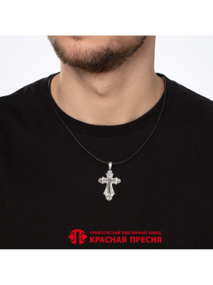 Подвеска серебро 925 пробы, покрытие - оксидирование, без вставок