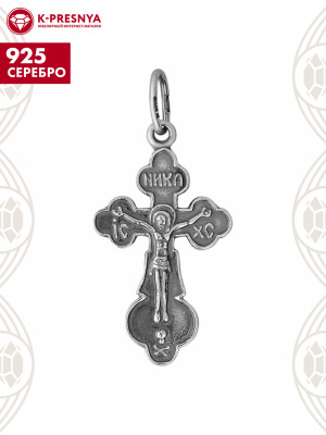 Подвеска серебро 925 пробы, покрытие - оксидирование, без вставок