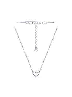 Колье бижутерия, покрытие - серебрение, вставка - стекло ювелирное preciosa