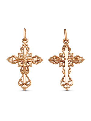 Подвеска бижутерия, покрытие - золочение, без вставок