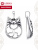 Подвеска бижутерия, покрытие - серебрение с оксидированием, без вставок