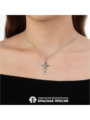 Подвеска серебро 925 пробы, покрытие - оксидирование, без вставок