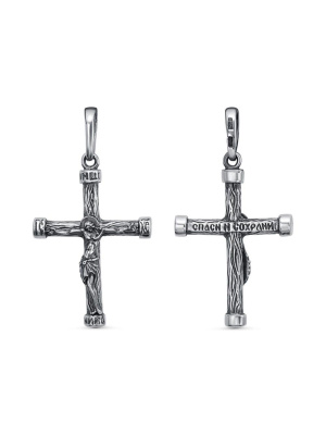 Подвеска серебро 925 пробы, покрытие - оксидирование, без вставок